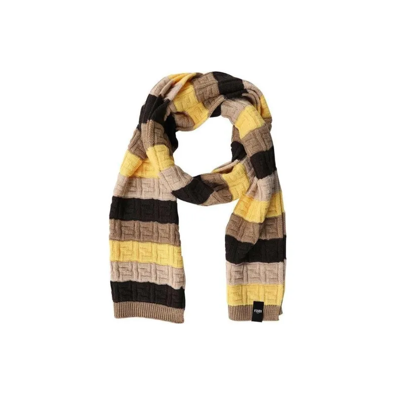 FENDI Knit Scarves Men's Multicolor-0
