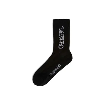 OFF WHITE Logo Intarsia Socks