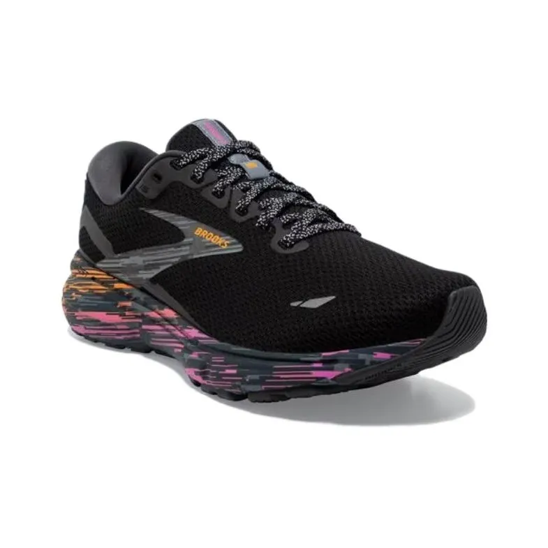 Brooks Women's Ghost 15 'Black Phlox Oriole'-2
