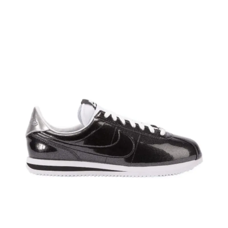 Nike Cortez Cushioned Slip-Resistant Low-Top Running Shoes Unisex Black-1