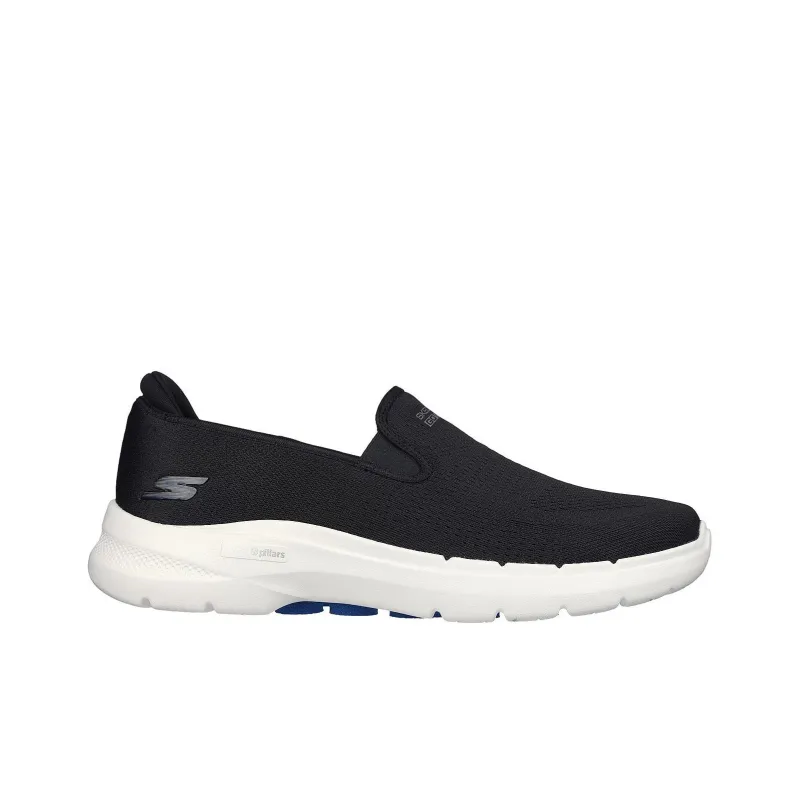 Skechers Go Walk 6 Durable Breathable Low Top Casual Shoes Men's Black-1