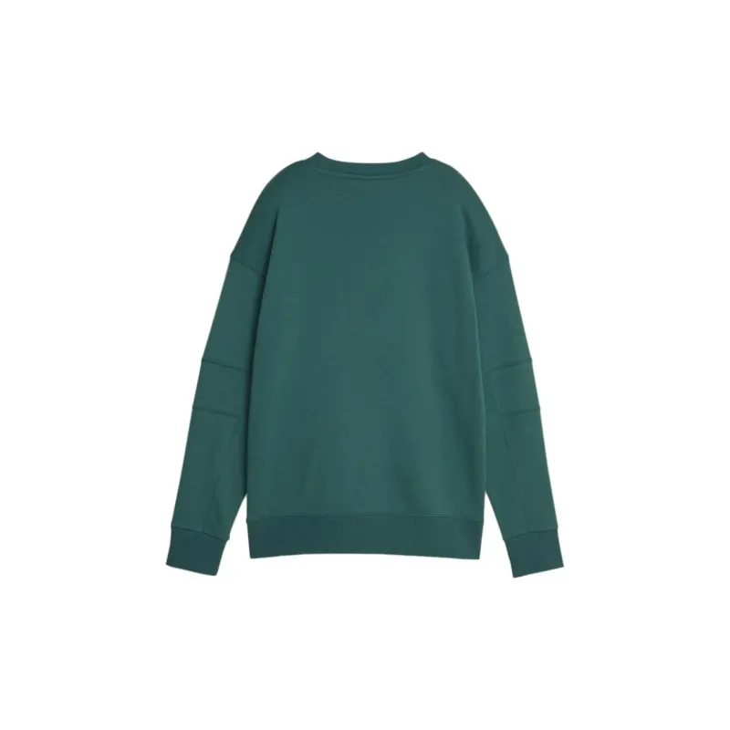 PUMA TEAM TEAM Crew TR Sweatshirt Women's Green-1