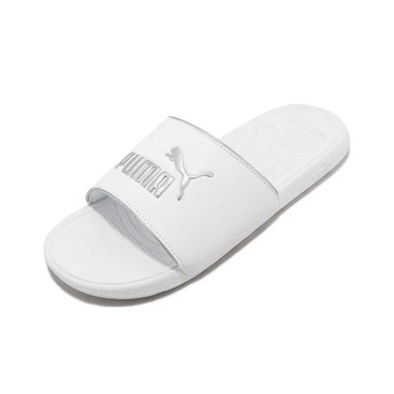 Puma Cool Cat 2.0 Slide 'Pop Up Metal - White Silver'-2