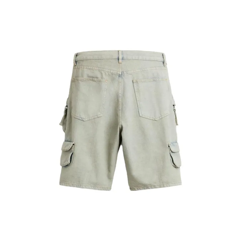 ZARA Denim Shorts Men's Turquoise-1
