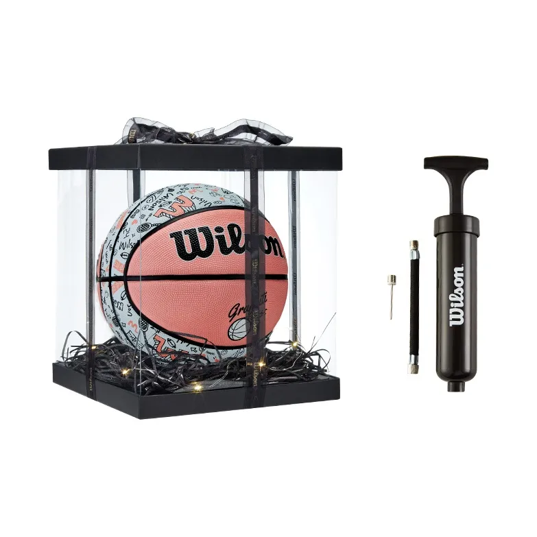 Wilson Rubber Basketball Light Pink Size 7 Training Unisex-6