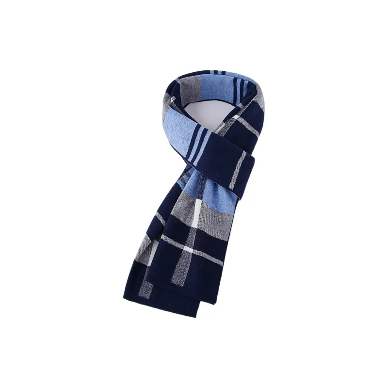 FAIRWHALE Sheep Wool Knit Scarves Men's-2