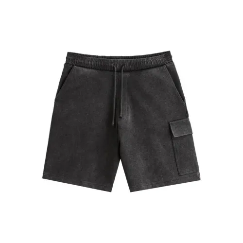 ZARA Cargo Shorts Men Black