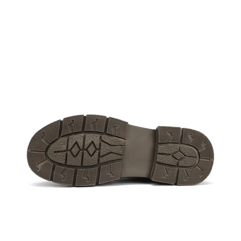 Jeep Vintage Versatile Insulated Shoes Low Top Casual Shoes Men's Khaki-6