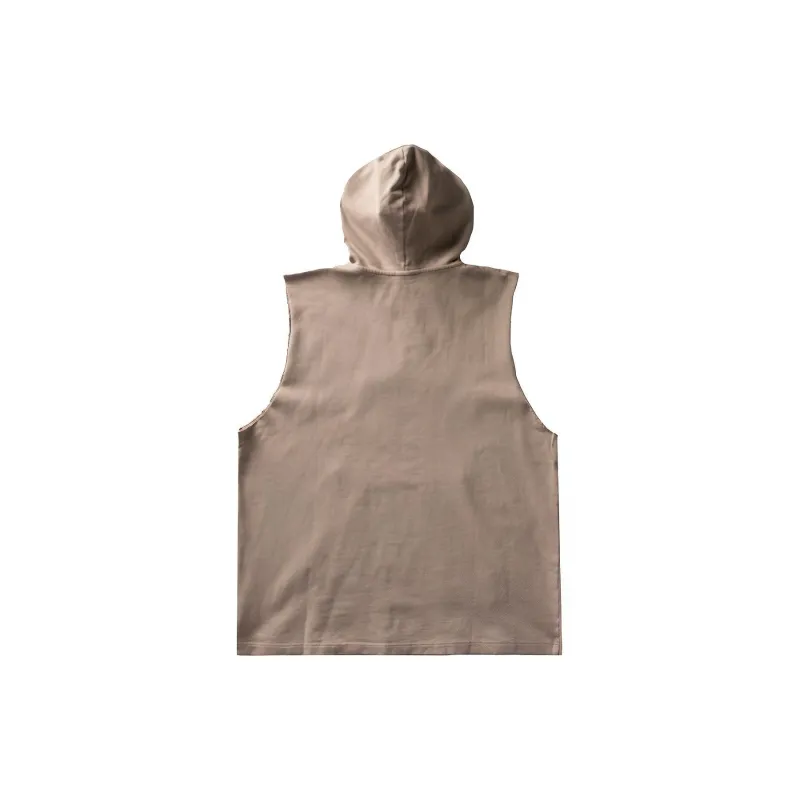 CLOR Tank Tops Unisex Khaki-1