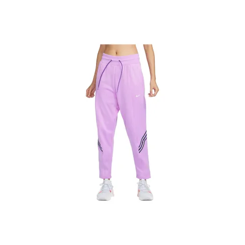 Nike Therma-FIT One Knitted Sweatpants Women's Lamp Grass Purple-Red