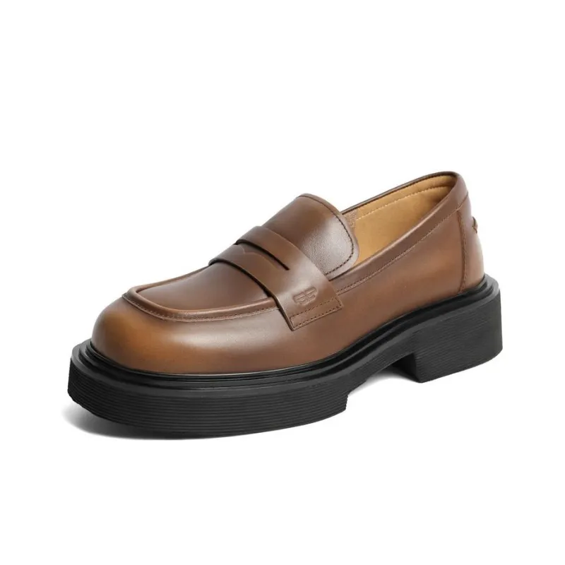 BELLE Loafers Women's Brown/Gray Brown/Gray-1