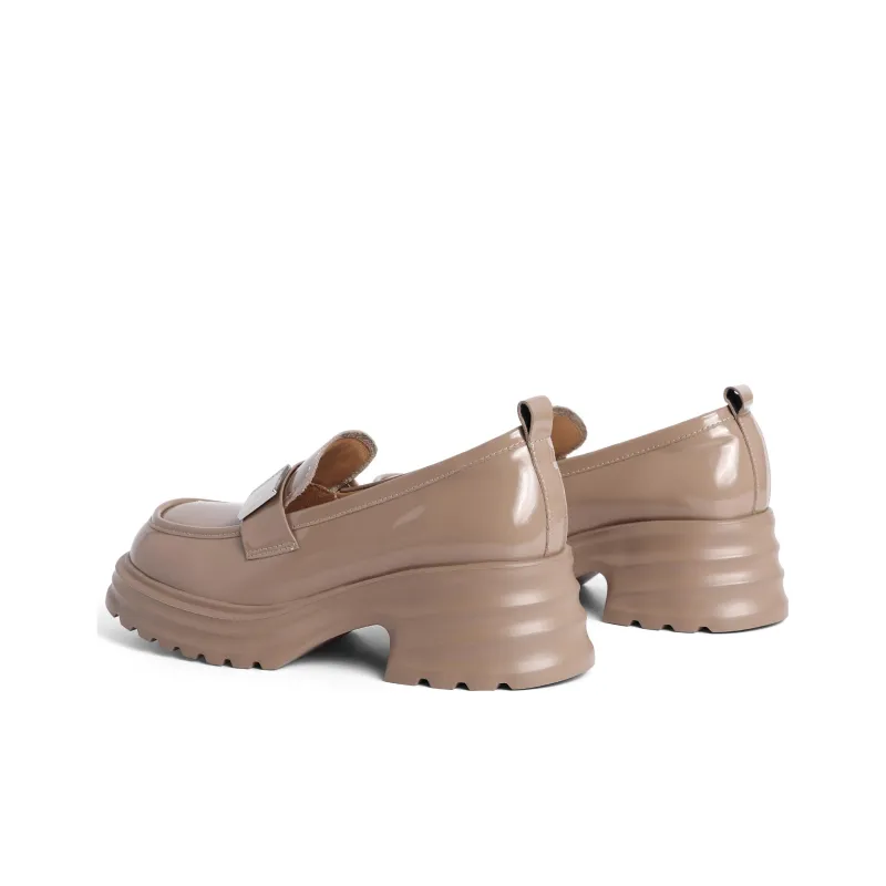 BELLE Loafers Women's Apricot/Black-2
