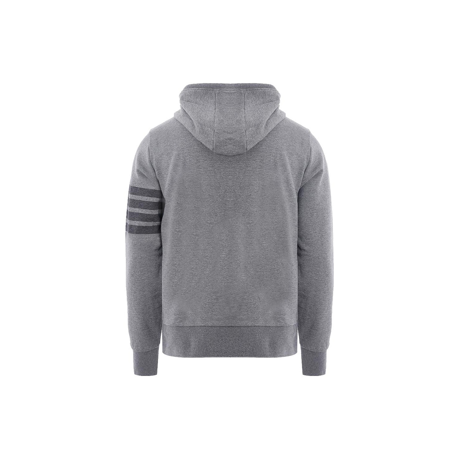 THOM BROWNE Tonal 4-Bar Hooded Jacket 1 - POIZON THOM BROWNE Tonal 4-Bar Hooded Jacket 1 - POIZON