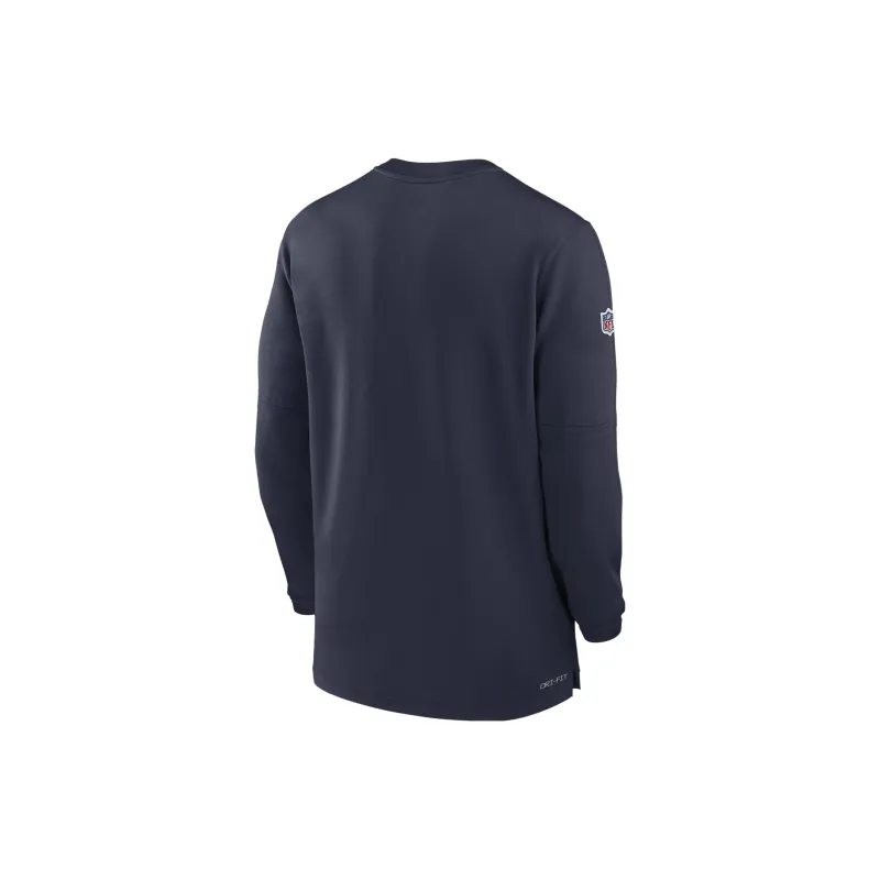 Nike New England Patriots Sideline T-Shirt Men's Marine Blue-1