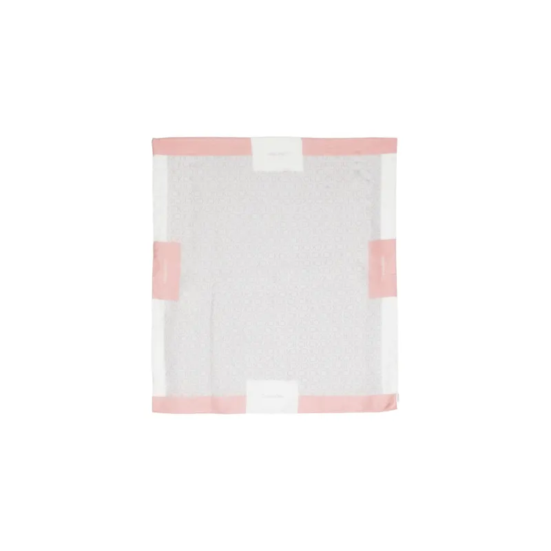 Calvin Klein Monogram-print Silk Scarf-0