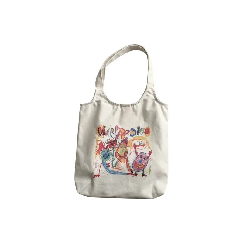 PINK·LAND Canvas Bag Shoulder Bag Women's White-1