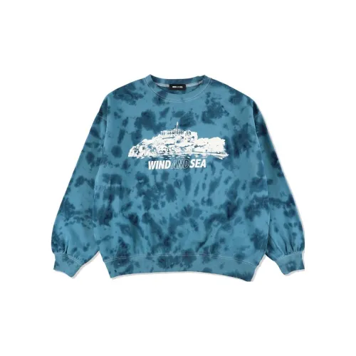 WIND AND SEA Sweatshirts Unisex Blue