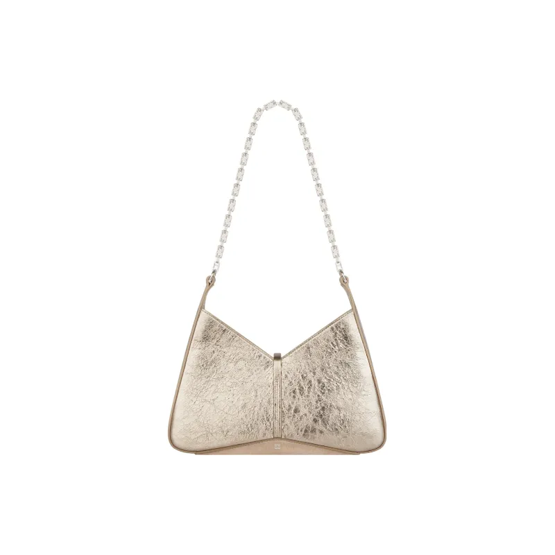 Givenchy Cut Out Series Cow Leather Handbag, Shoulder Bag Women's Dusty Gold-3