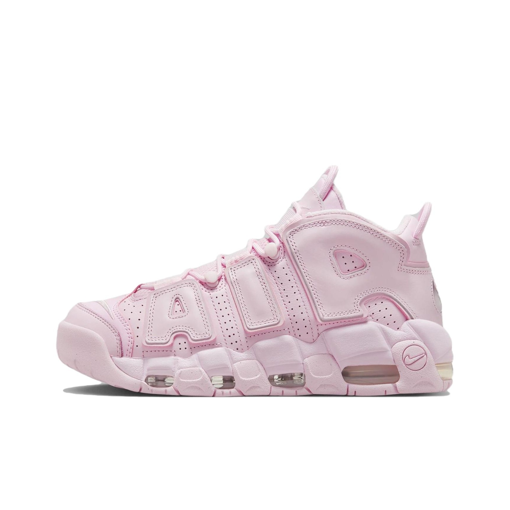 nike air more uptempo pink white