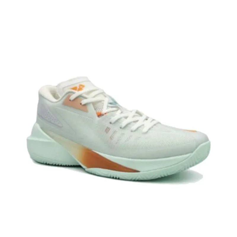 PEAK Lightning 10 Durable Breathable Low Top Basketball Shoes Men's Cyan-1
