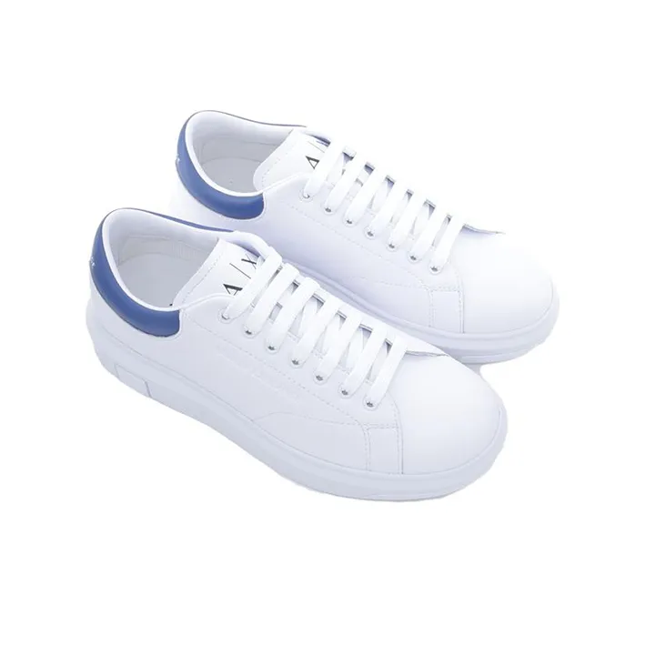 EMPORIO ARMANI Low-Top Skateboard Shoes Men's White-3