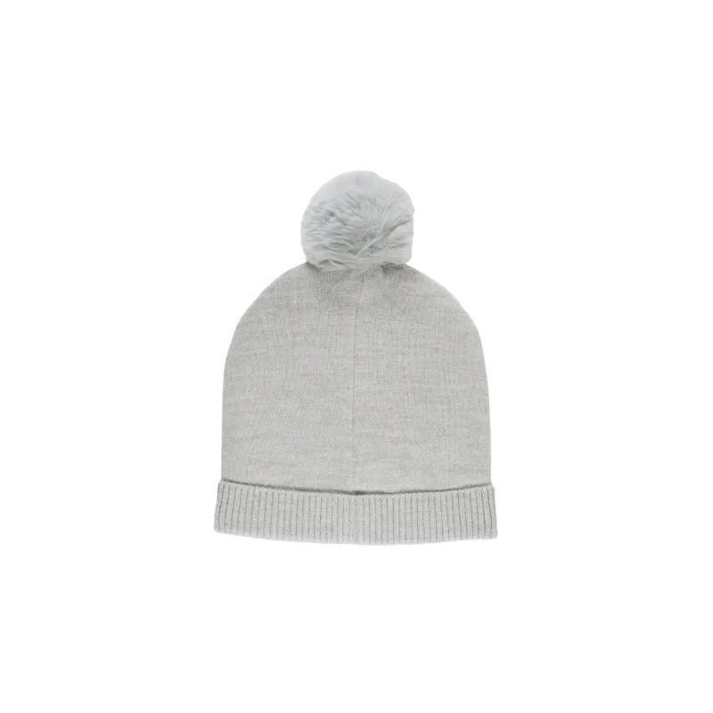 MOSCHINO Wool Beanies Kids' Gray-1