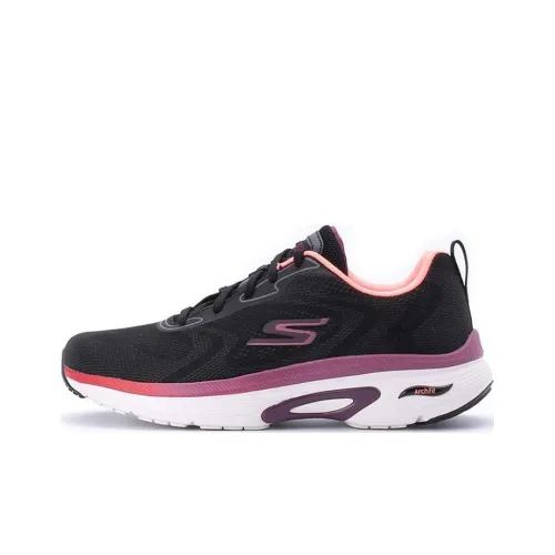 Skechers Go Run Arch Fit Running Shoes Women's Low-Top Black/Pink