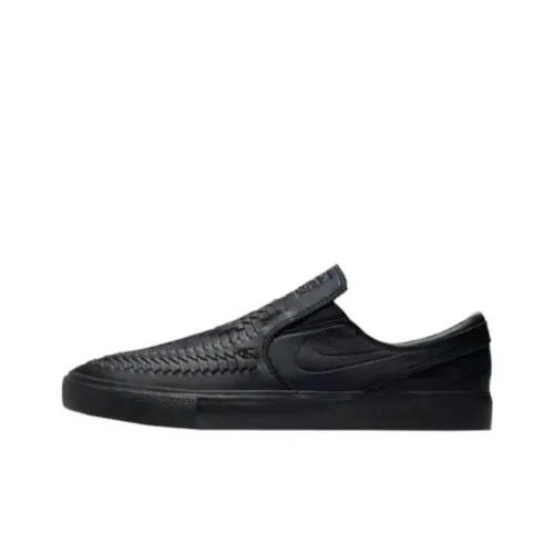 Nike SB Zoom Stefan Janoski Slip RM Crafted Woven Black