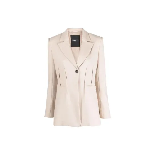 Patrizia Pepe Single-breasted Canvas Blazer