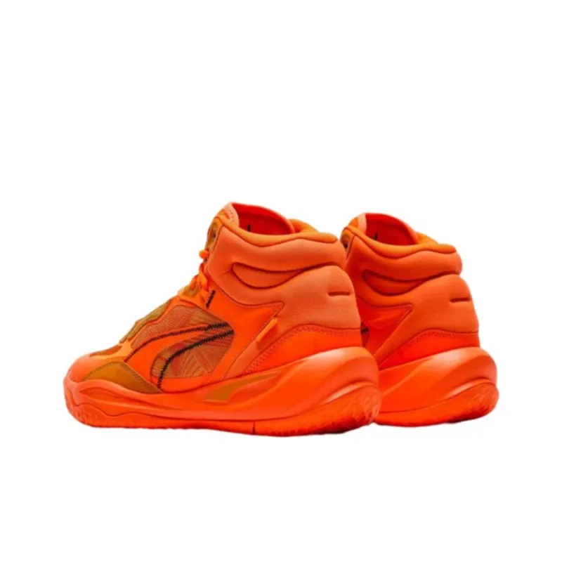 PUMA Playmaker Pro Mid 'Laser Ultra Orange'-2