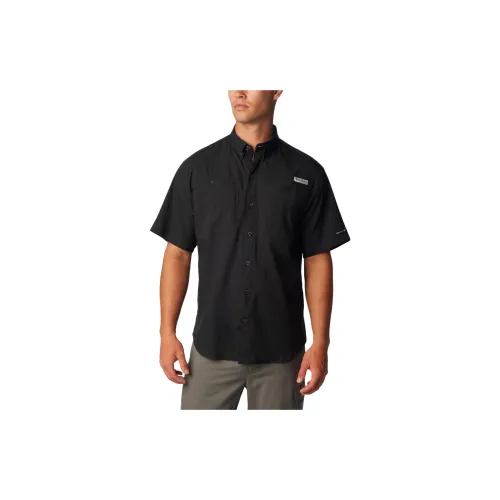 Columbia PFG Tamiami Shirts Men Black