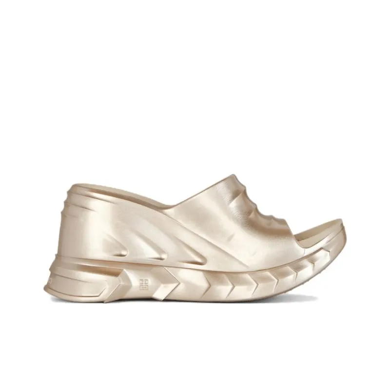 Givenchy Marshmallow 110mm Wedge Flip Flops-1