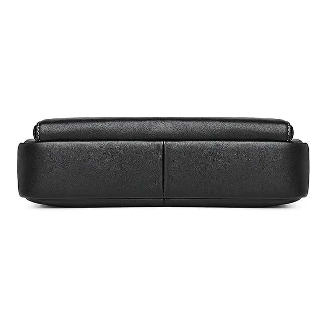 Playboy Top Grain Cow Leather Crossbody Bag Regular Men's Black-3