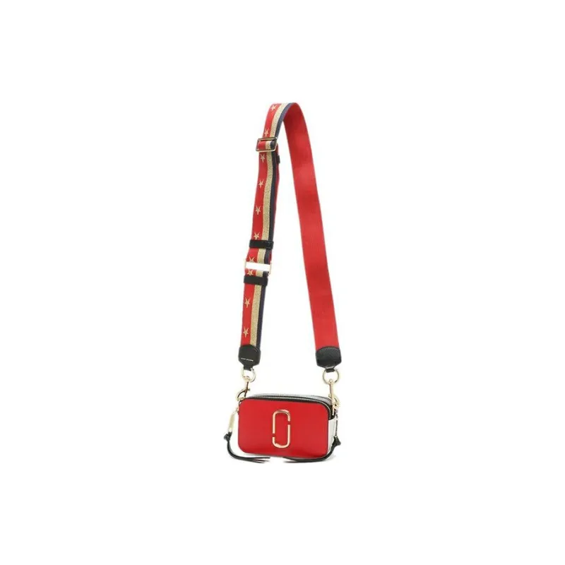 MARC JACOBS Leather Crossbody Bag Shoulder Bag Unisex Red-1