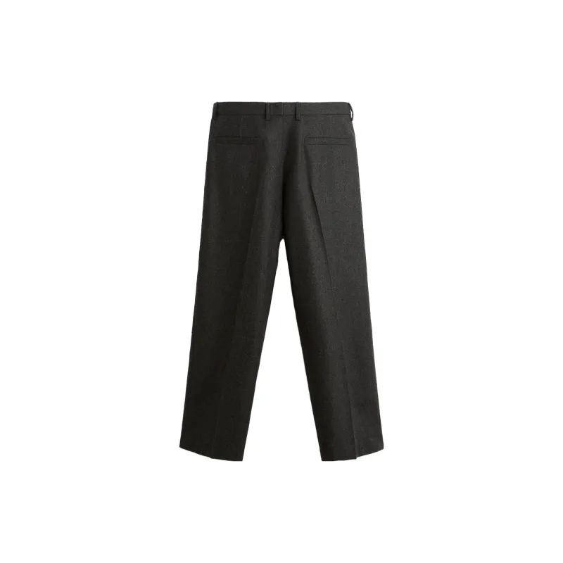 ZARA Suit Trousers Men Brown-1