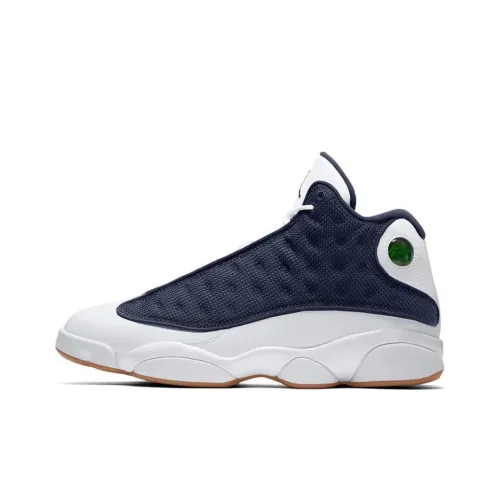 Jordan Air Jordan 13 'Midnight Navy' Slip Resistant Mid Top Vintage Basketball Shoes Men's Blue White