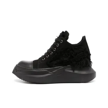Rick Owens DRKSHDW Mid Top Casual Shoes Women's Black
