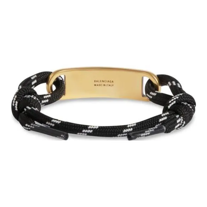 Balenciaga Bracelets Men's Black-2