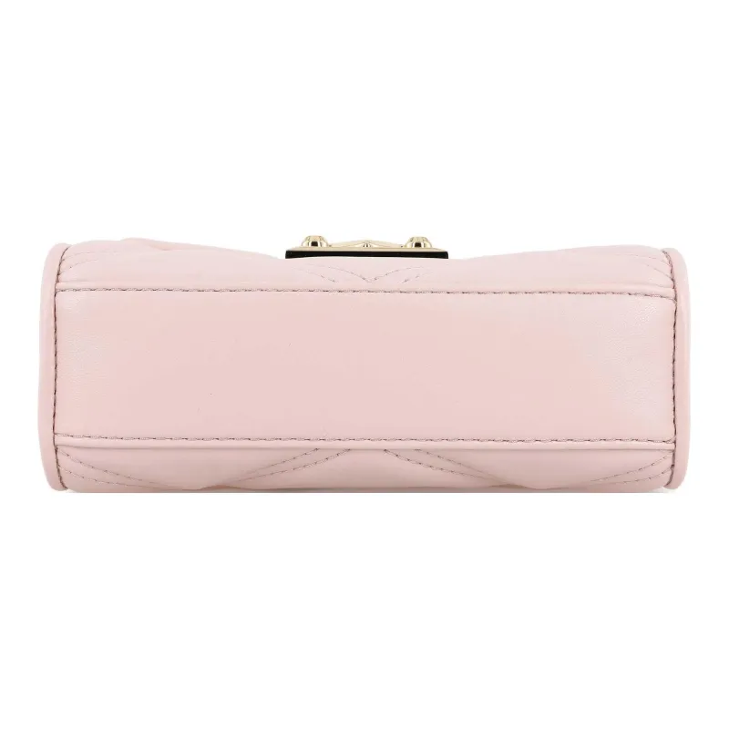 MICHAEL KORS Leather Crossbody Bag, Shoulder Bag Trumpets Women's Pink-3