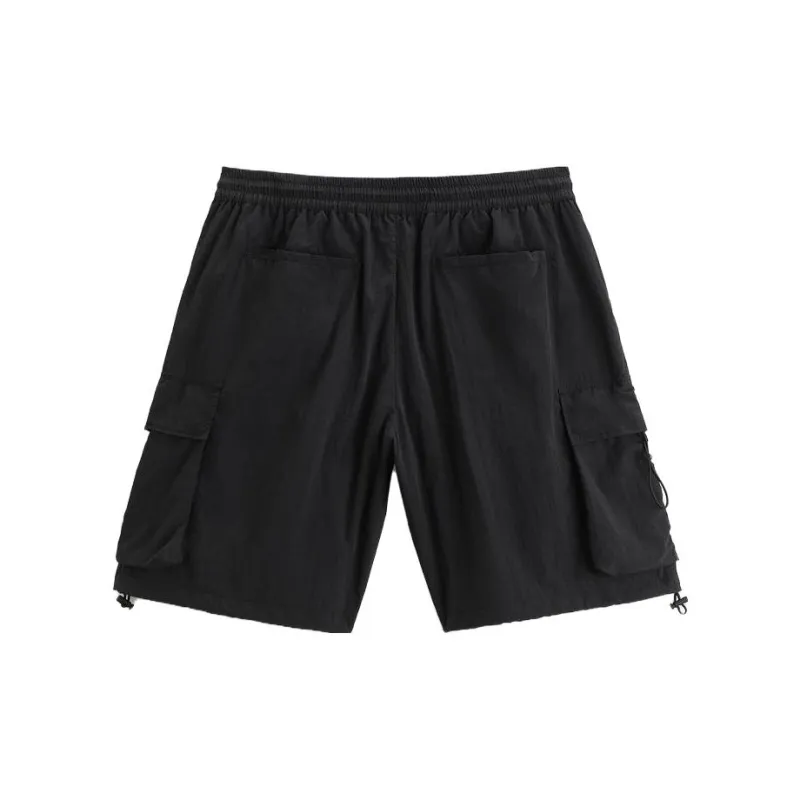 ZARA Cargo Shorts Men Black-1