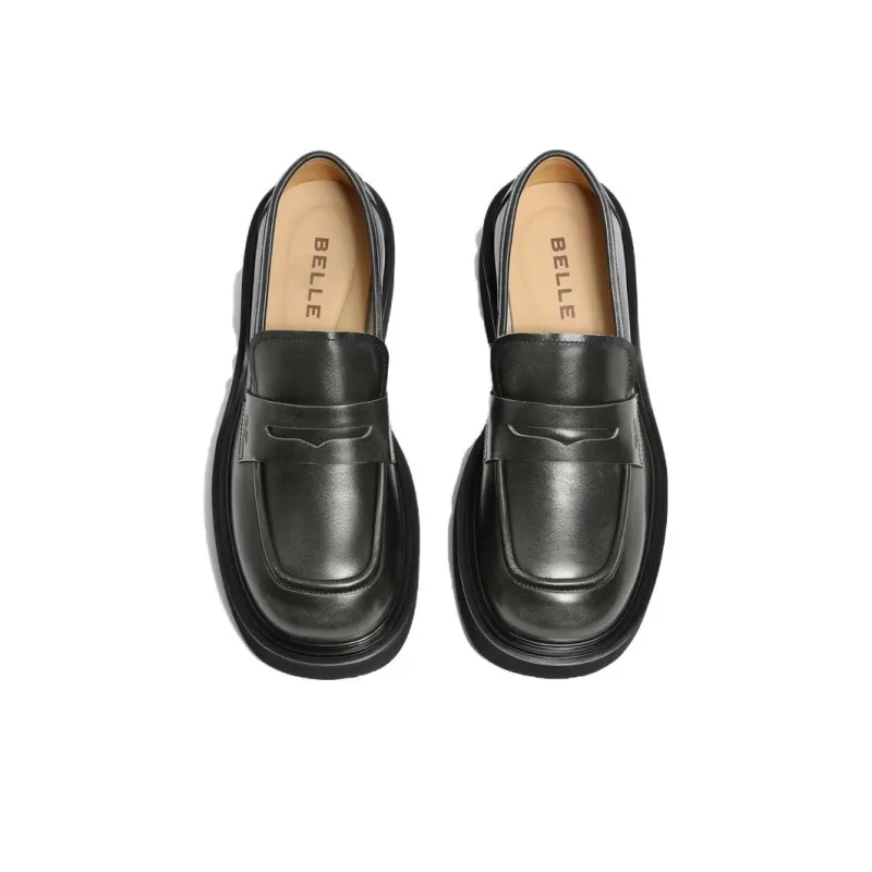 BELLE Loafers Women's Brown/Gray Brown/Gray-13