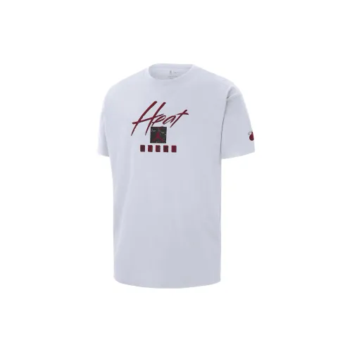 Jordan Miami Heat Courtside T-Shirts Men White