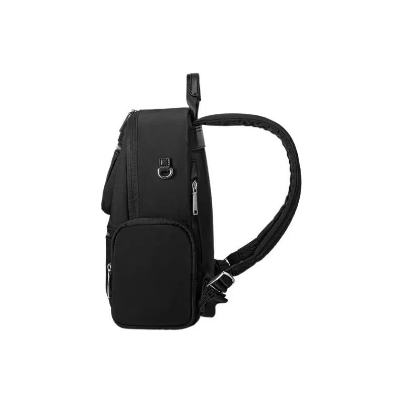 SAMSONITE Fabric With Microfiber Leather Laptop Backpack Small Size Women's Black-3