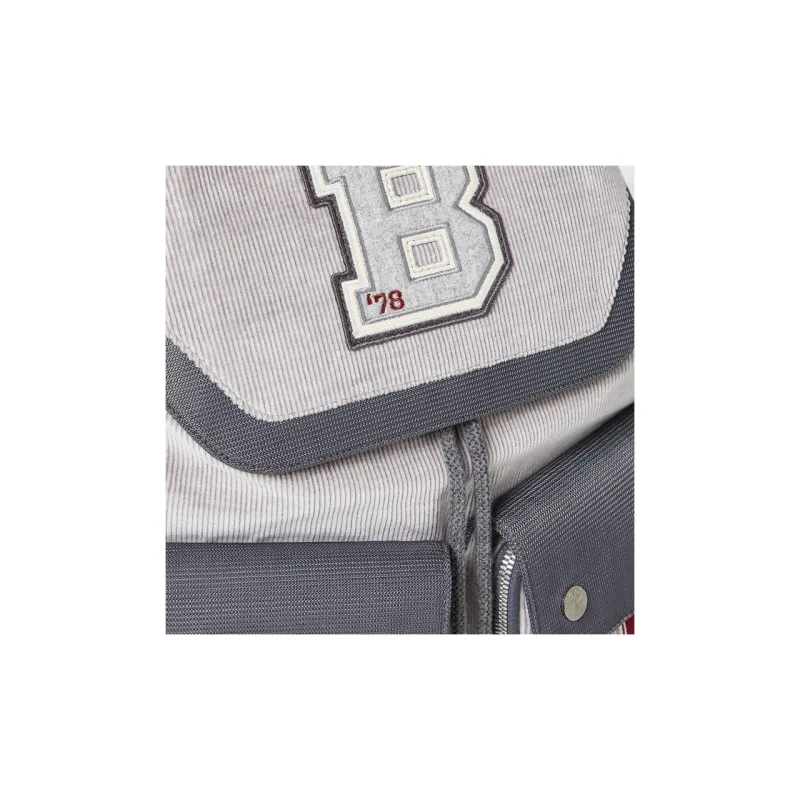 Brunello Cucinelli Cotton Backpack Kids' Gray-2