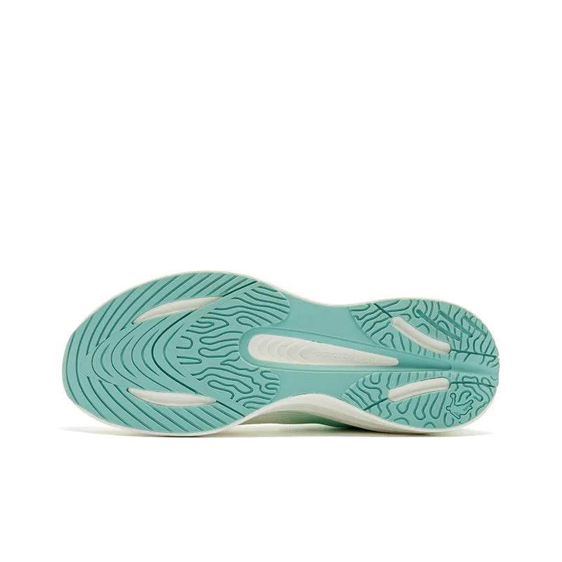QIAODAN Chifeng Running Shoes Men Low Top White Cyan-4