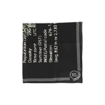 Moncler Silk Scarves Men's Black