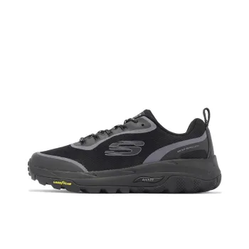 Skechers ARCH FIT SKIP TRACER Arch Fit Skip Tracer Durable Breathable Low-Top Casual Shoes Men's Black