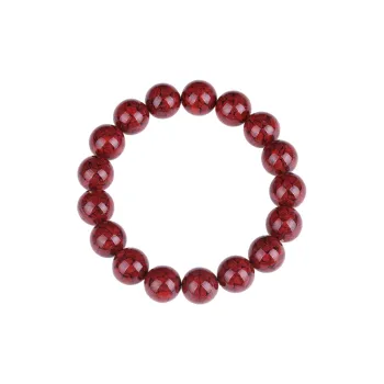 Cardamom Time Reconstructed Cinnabar Jade Bracelets Unisex Reconstructed Cinnabar