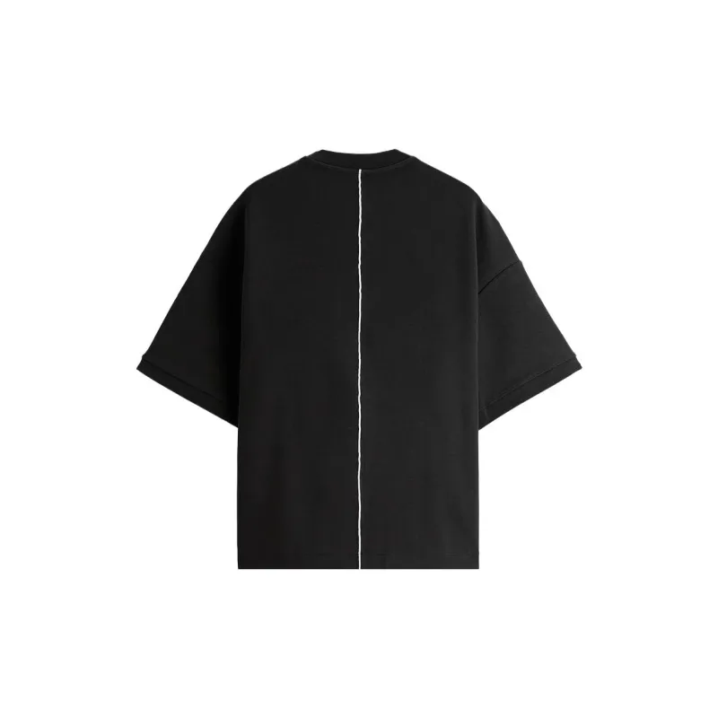 ZARA Drop Shoulder Sleeve T Shirt Men's Black-1