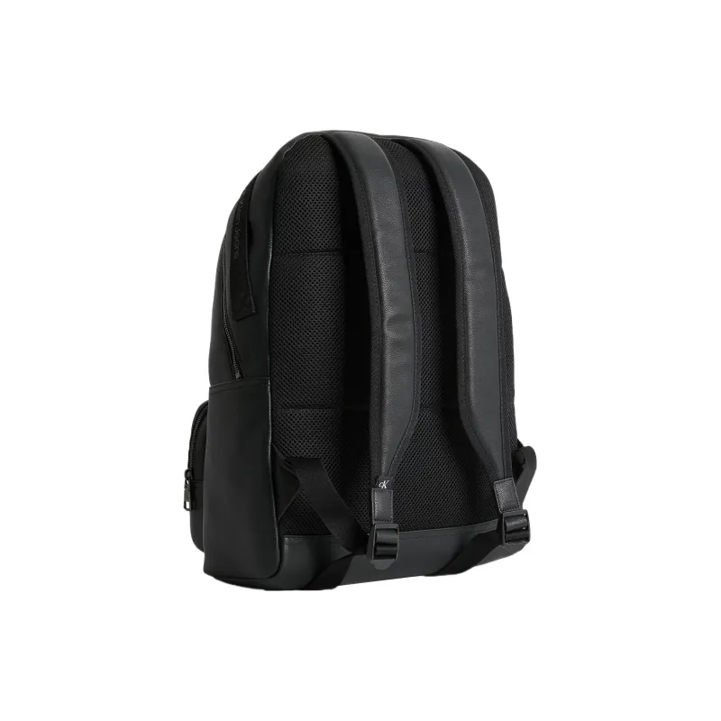 CALVIN KLEIN Polyurethane Backpack Men's Black-4